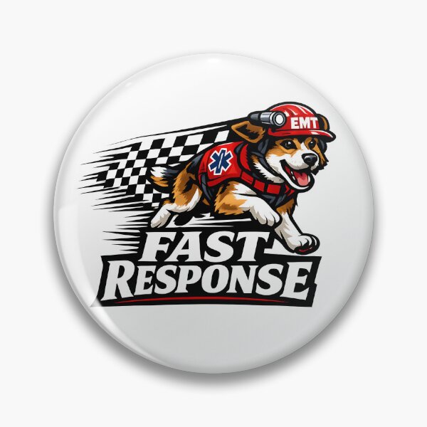Item preview, Fast Response EMT Dog Paramedic First Responder Emergency Medical Design designed and sold by ClinicalHubs.