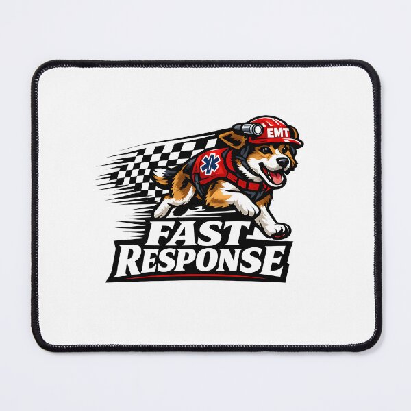 Item preview, Fast Response EMT Dog Paramedic First Responder Emergency Medical Design designed and sold by ClinicalHubs.