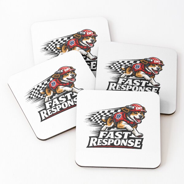 Item preview, Fast Response EMT Dog Paramedic First Responder Emergency Medical Design designed and sold by ClinicalHubs.