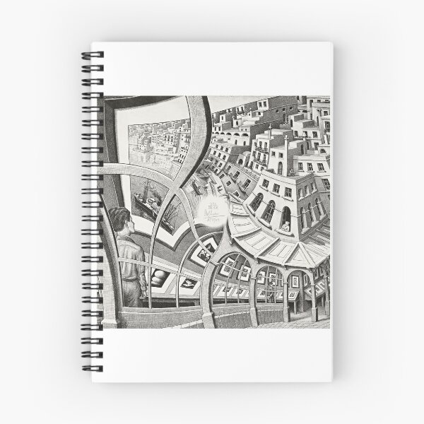 Item preview, Maurits Escher, Print Gallery, Surrealism, Optical Illusion designed and sold by Artistic Gift Print.