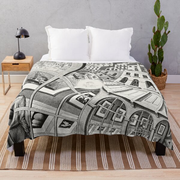 Item preview, Maurits Escher, Print Gallery, Surrealism, Optical Illusion designed and sold by Artistic Gift Print.