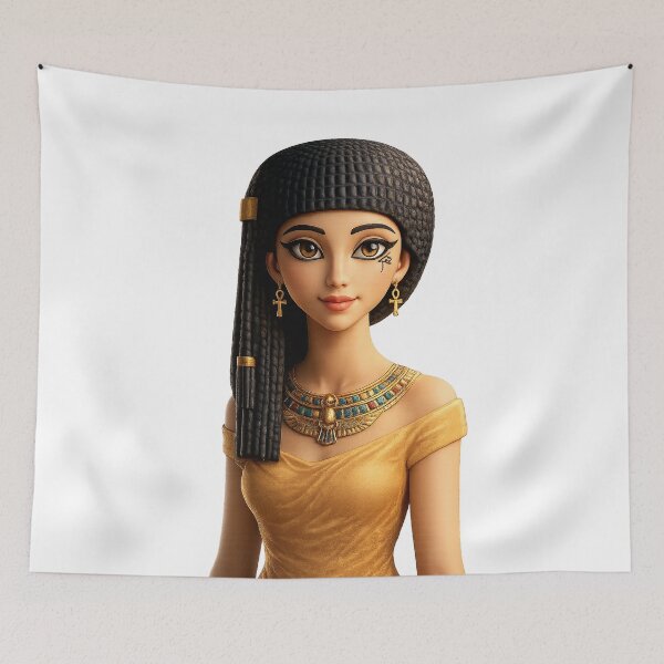 Item preview, Merit Amun – Stylized Ancient Egyptian Queen | Cute Pharaoh Princess Art designed and sold by TuyaArts.