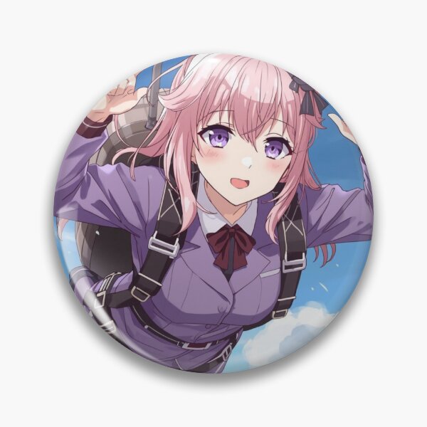 Item preview, Kawaii Skydiving Girl Sticker – Cute Adventure Style designed and sold by UUCSHOP.
