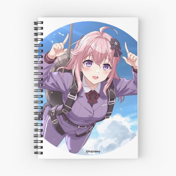 Item preview, Kawaii Skydiving Girl Sticker – Cute Adventure Style designed and sold by UUCSHOP.