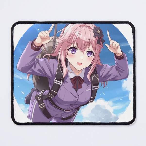 Item preview, Kawaii Skydiving Girl Sticker – Cute Adventure Style designed and sold by UUCSHOP.