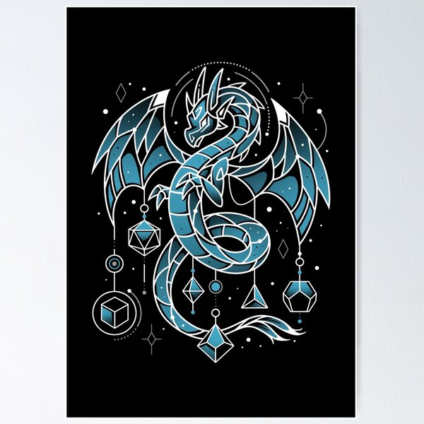 Item preview, Frozen Dice Dragon - D20 Keeper designed and sold by Snouleaf.