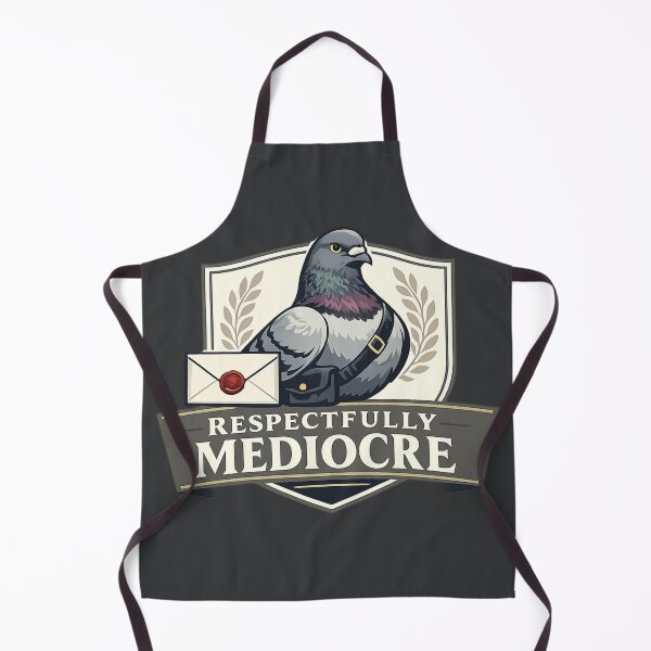 Item preview, Respectfully Mediocre Pigeon Shirt designed and sold by POD DYNASTY.