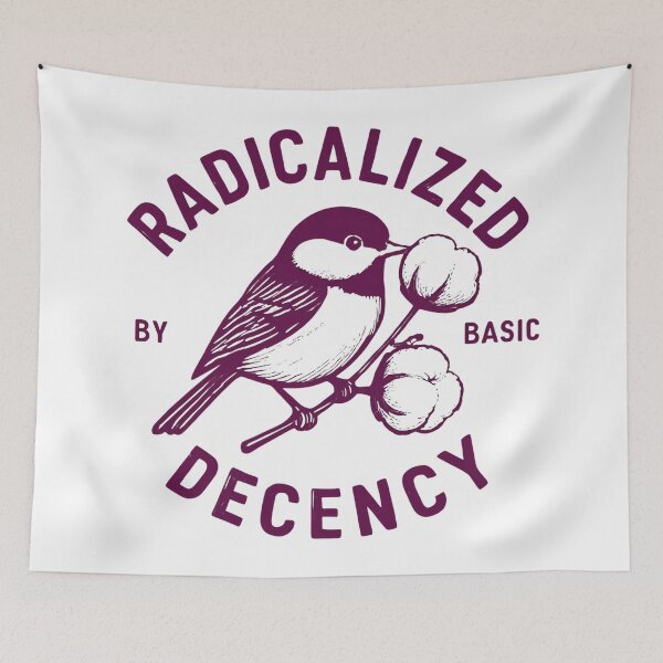 Item preview, Radicalized By Basic Decency Strengthens Voices For Social Justice designed and sold by SkeletonsDanger.