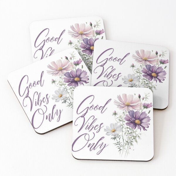 Item preview, Lovely Flower Design Good Vibes Only designed and sold by ANNAE*.