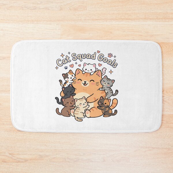 Item preview, Cat Squad Goals – Adorable Kawaii Kitten Lover designed and sold by DashBliss.