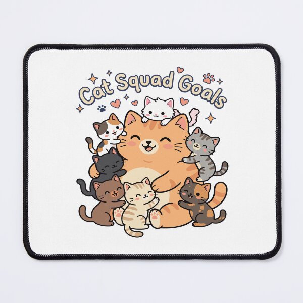 Item preview, Cat Squad Goals – Adorable Kawaii Kitten Lover designed and sold by DashBliss.