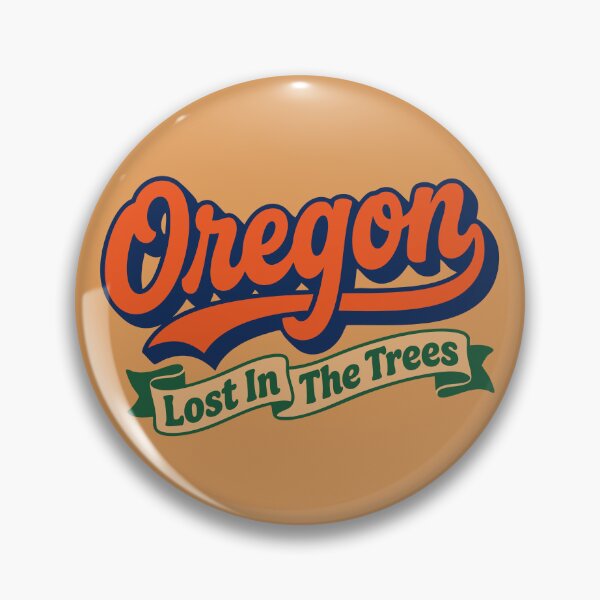 Item preview, Retro Oregon PNW Lost In The Trees Graphic designed and sold by Cozy-Old-Pub.