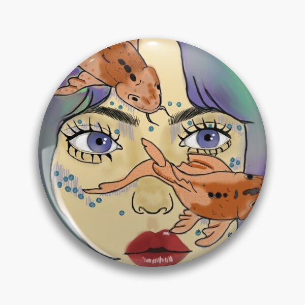 Item preview, Girl with Goldfish Art designed and sold by Someart12.