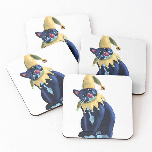Item preview, Cat dressed as a clown designed and sold by ntelier.