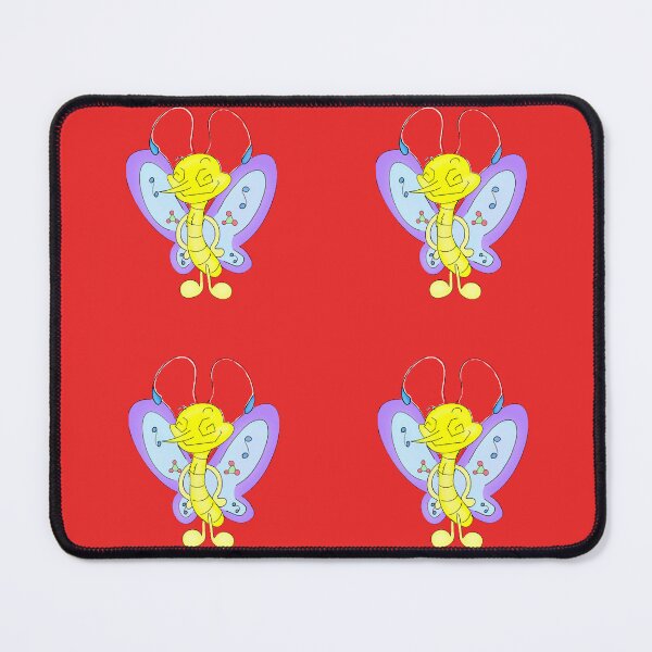 Item preview, Crazy Cute Dizzy Small Butterfly Yellow Blue Purple Fun designed and sold by CozyCritters8.