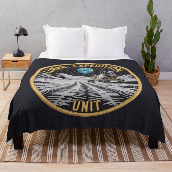 Item preview, Lunar Expedition Unit Moon Mission Space Patch designed and sold by SplashTastic.