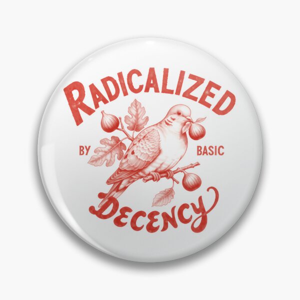 Item preview, Radicalized By Basic Decency Defends Freedom And Justice designed and sold by SkeletonsDanger.