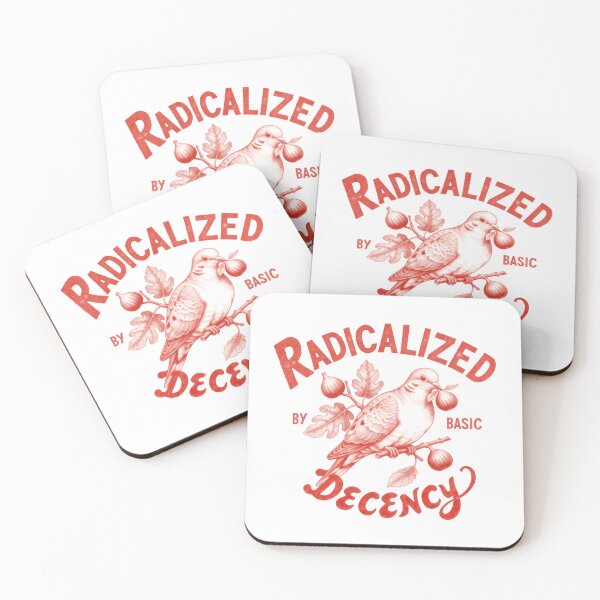 Item preview, Radicalized By Basic Decency Defends Freedom And Justice designed and sold by SkeletonsDanger.