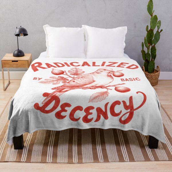 Item preview, Radicalized By Basic Decency Defends Freedom And Justice designed and sold by SkeletonsDanger.