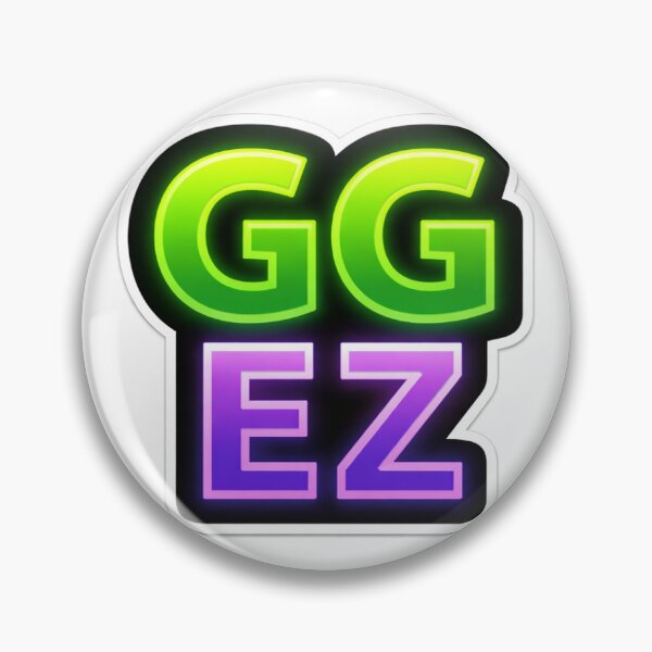 Item preview, GG EZ Sticker – Funny Gamer Slang, Esports Neon Gaming Sticker, Pro Gamer Meme Design designed and sold by NexArtify.