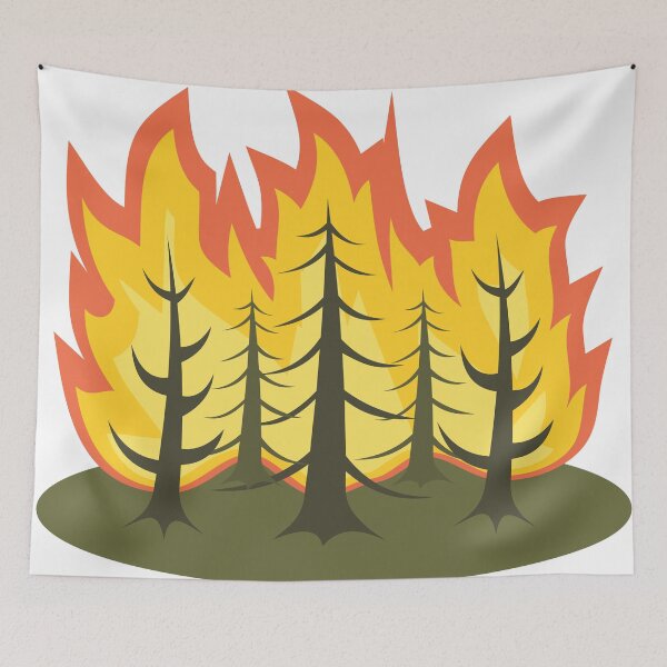 Item preview, Trees on Fire designed and sold by Spenzant.