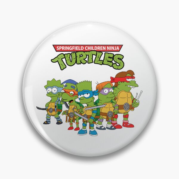 Item preview, The Simpsons-Springfield Ninja Turtles: Ultimate Retro Mashup designed and sold by Krasnovaovaova.