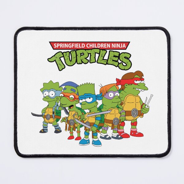 Item preview, The Simpsons-Springfield Ninja Turtles: Ultimate Retro Mashup designed and sold by Krasnovaovaova.