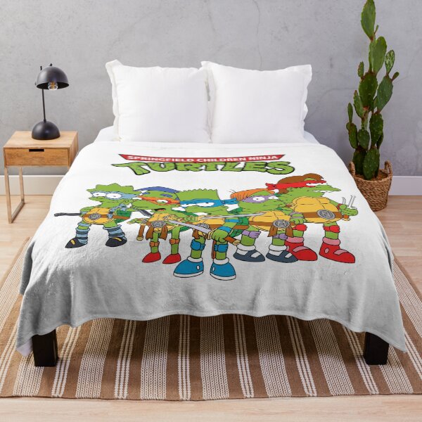 Item preview, The Simpsons-Springfield Ninja Turtles: Ultimate Retro Mashup designed and sold by Krasnovaovaova.