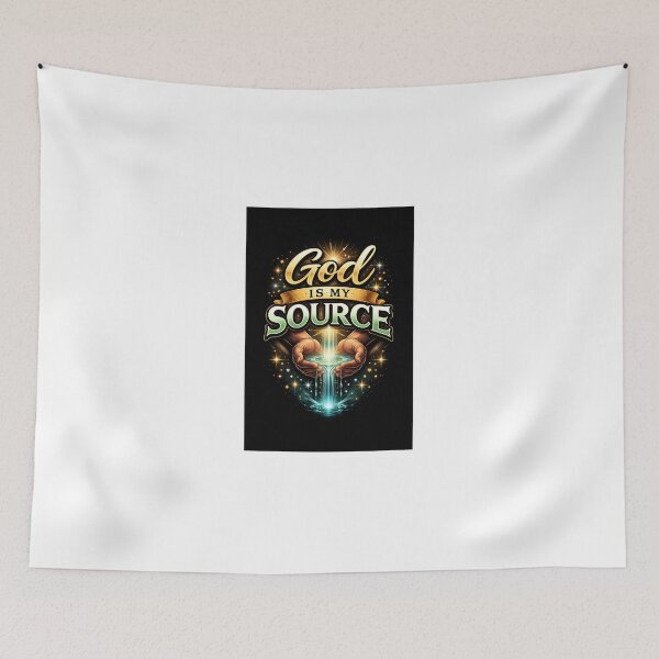 Item preview, God Is My Source designed and sold by NgaeDesign.