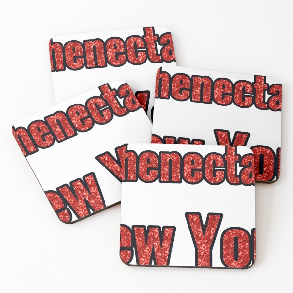 Item preview, Schenectady New York City Name With Red Rhinestone designed and sold by TheIconSmith.