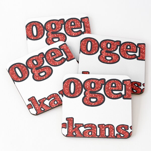 Item preview, Rogers Arkansas City Name With Red Rhinestone designed and sold by TheIconSmith.