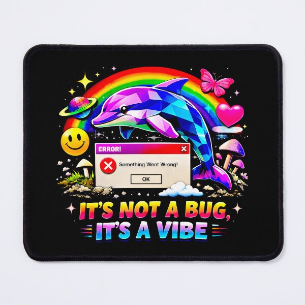 Item preview, Aesthetic It's Not A Bug Y2K Retro Vaporwave Vibe designed and sold by SplashTastic.
