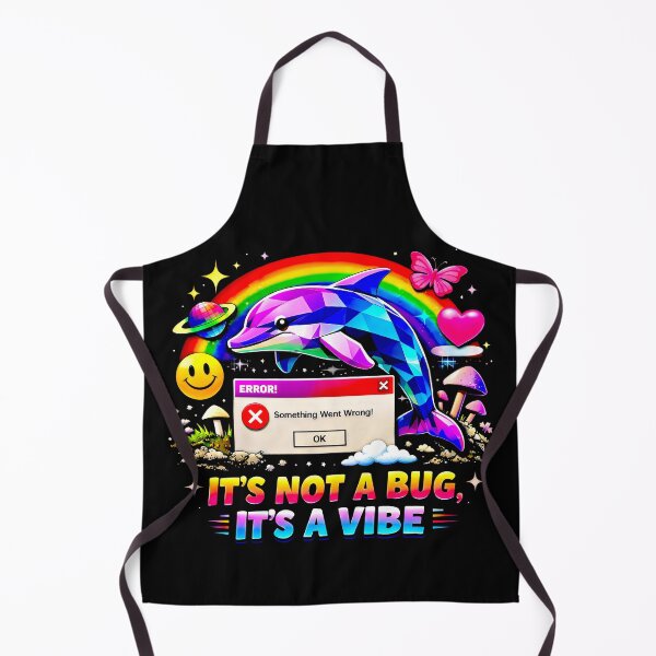Item preview, Aesthetic It's Not A Bug Y2K Retro Vaporwave Vibe designed and sold by SplashTastic.