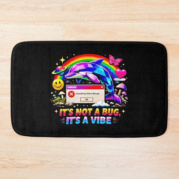 Item preview, Aesthetic It's Not A Bug Y2K Retro Vaporwave Vibe designed and sold by SplashTastic.