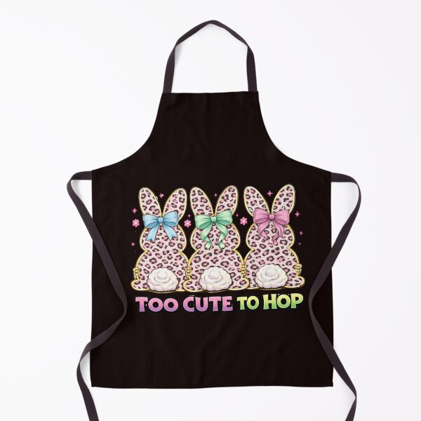 Item preview, Too Cute To Hop Easter Bunny Leopard Print Design designed and sold by TreeDoPrints.