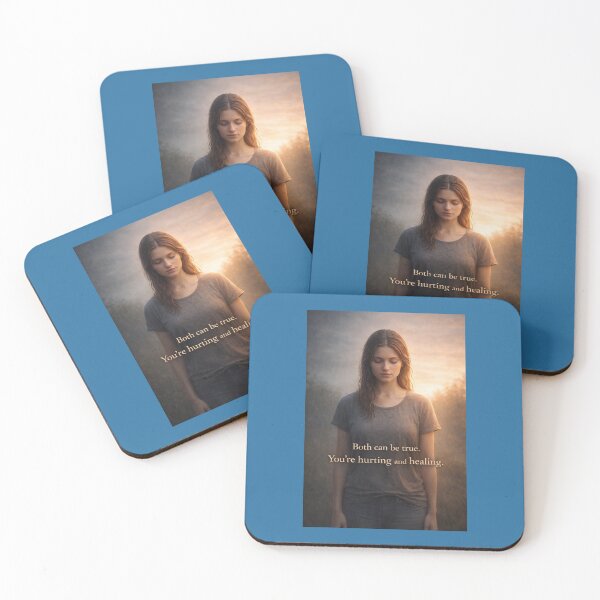 Item preview, Healing & Hurting Quote designed and sold by BalancedTruth.