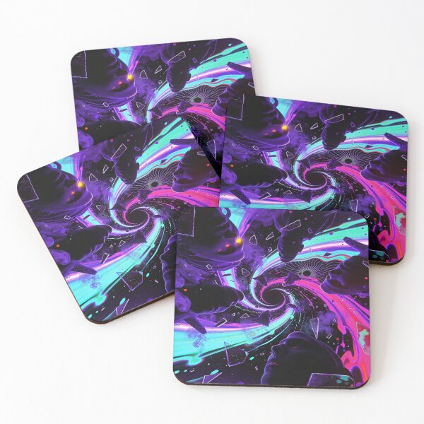 Item preview, Intertwined purple and blue color pattern designed and sold by saly55887.