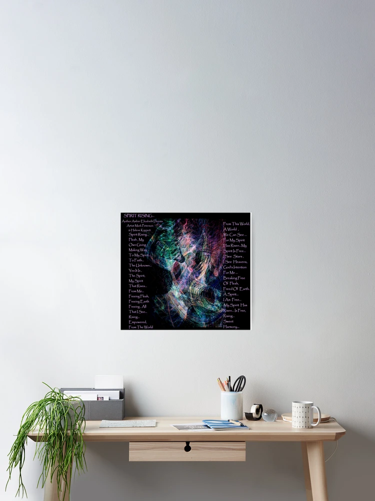 Thumbnail 2 of 3, Poster, Spirit Rising... designed and sold by Amber Elizabeth Fromm Donais.