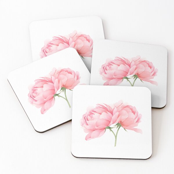 Item preview,  Light pink peonies watercolor designed and sold by uunaa.