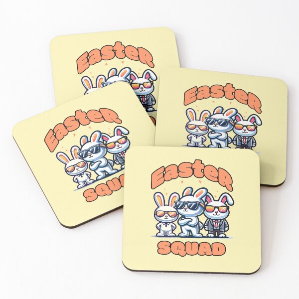Item preview, Easter Squad Funny Bunny Cool Sunglasses Design designed and sold by PrintandJoy.