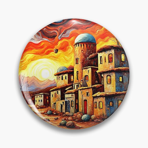 Item preview, Abandoned Village at Sunset designed and sold by George Hutton Hunter.