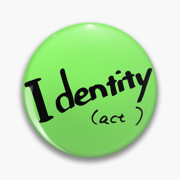 Item preview, Identity (act) – Minimal Philosophical Design designed and sold by TexSta.