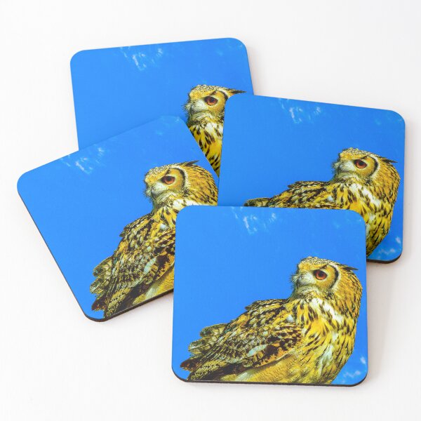 Item preview, Eurasian eagle owl Latin name Bubo bubo perched designed and sold by Peter Etchells.