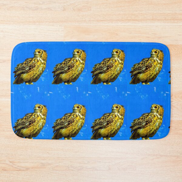 Item preview, Eurasian eagle owl Latin name Bubo bubo perched designed and sold by Peter Etchells.