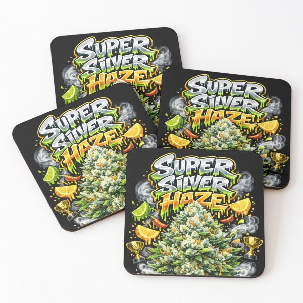 Item preview, Super Silver Haze Graffiti Print | Citrus Spicy Sativa Strain Typography | Uplifting designed and sold by WAUZ.
