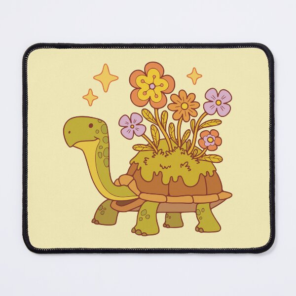 Item preview, Tortoise with flowers on its shell designed and sold by Erika Vaigel Creations.