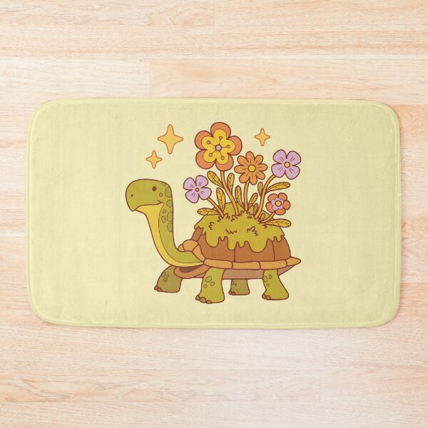 Item preview, Tortoise with flowers on its shell designed and sold by Erika Vaigel Creations.