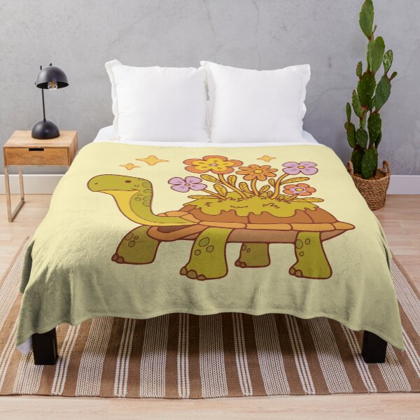 Item preview, Tortoise with flowers on its shell designed and sold by Erika Vaigel Creations.