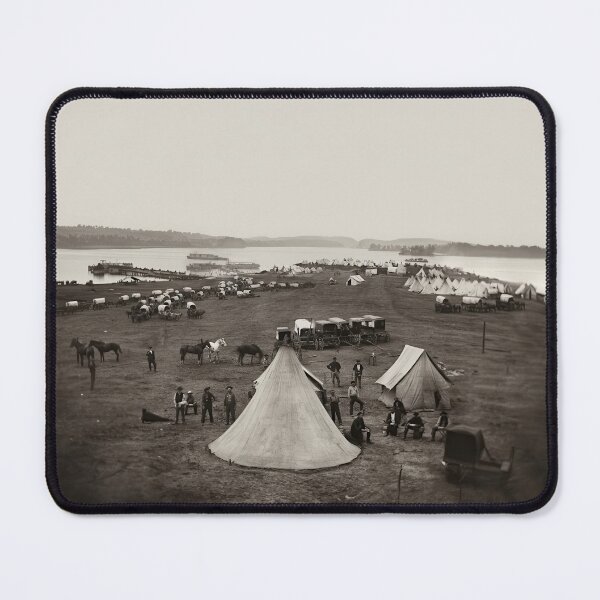 Item preview, Restored Civil War Wagon Train Camp James River designed and sold by TheSoulOfArt.