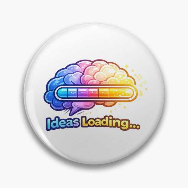 Item preview, Ideas Loading Brain Progress Bar designed and sold by Anantha's Studio.